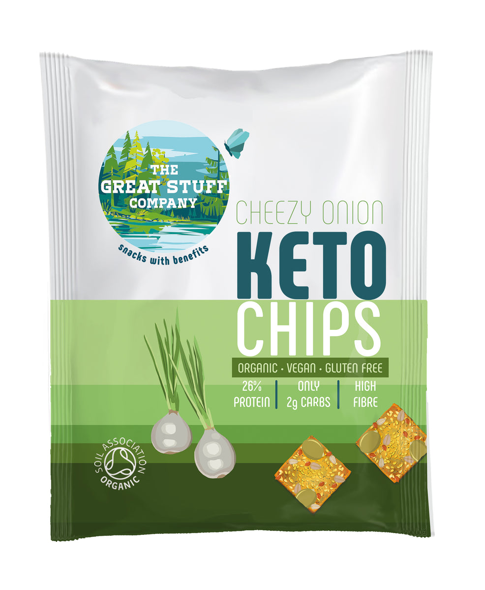 Keto Chips Cheesy Onion pack of 10