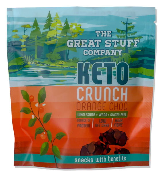 Keto Crunch - Orange Choc & Almond  - 60g pouch