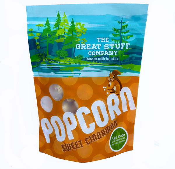 Sweet Cinnamon Popcorn with maple syrup - 40g pouch