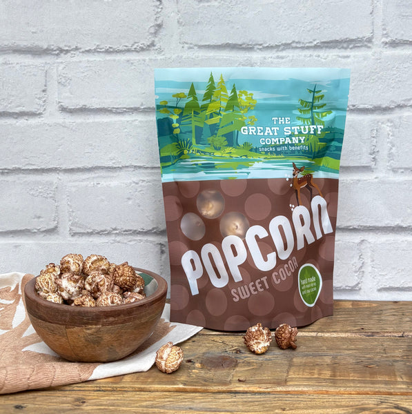 Sweet Cocoa Popcorn with maple syrup - 40g pouch