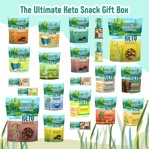 The Ultimate Keto Gift Box - Selection of Gluten and Sugar Free Snacks
