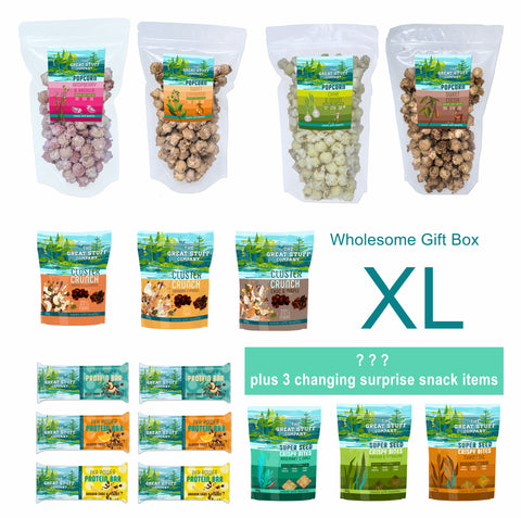 The Wholesome Gift Box - Selection of Gluten Free Snacks (in 2 sizes)