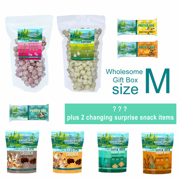 The Wholesome Gift Box - Selection of Gluten Free Snacks (in 2 sizes)