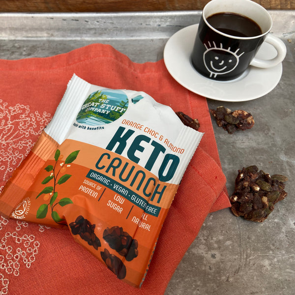 Keto Crunch - Orange Choc & Almond  - pack of 10