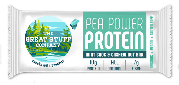Pea Power Protein Bar - Mint Choc with Cashews - box of 16