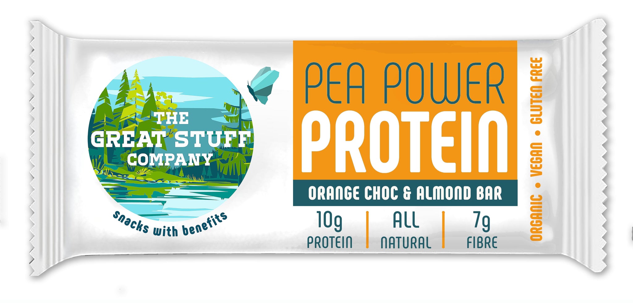 Pea Power Protein Bar - Orange Choc with Almonds