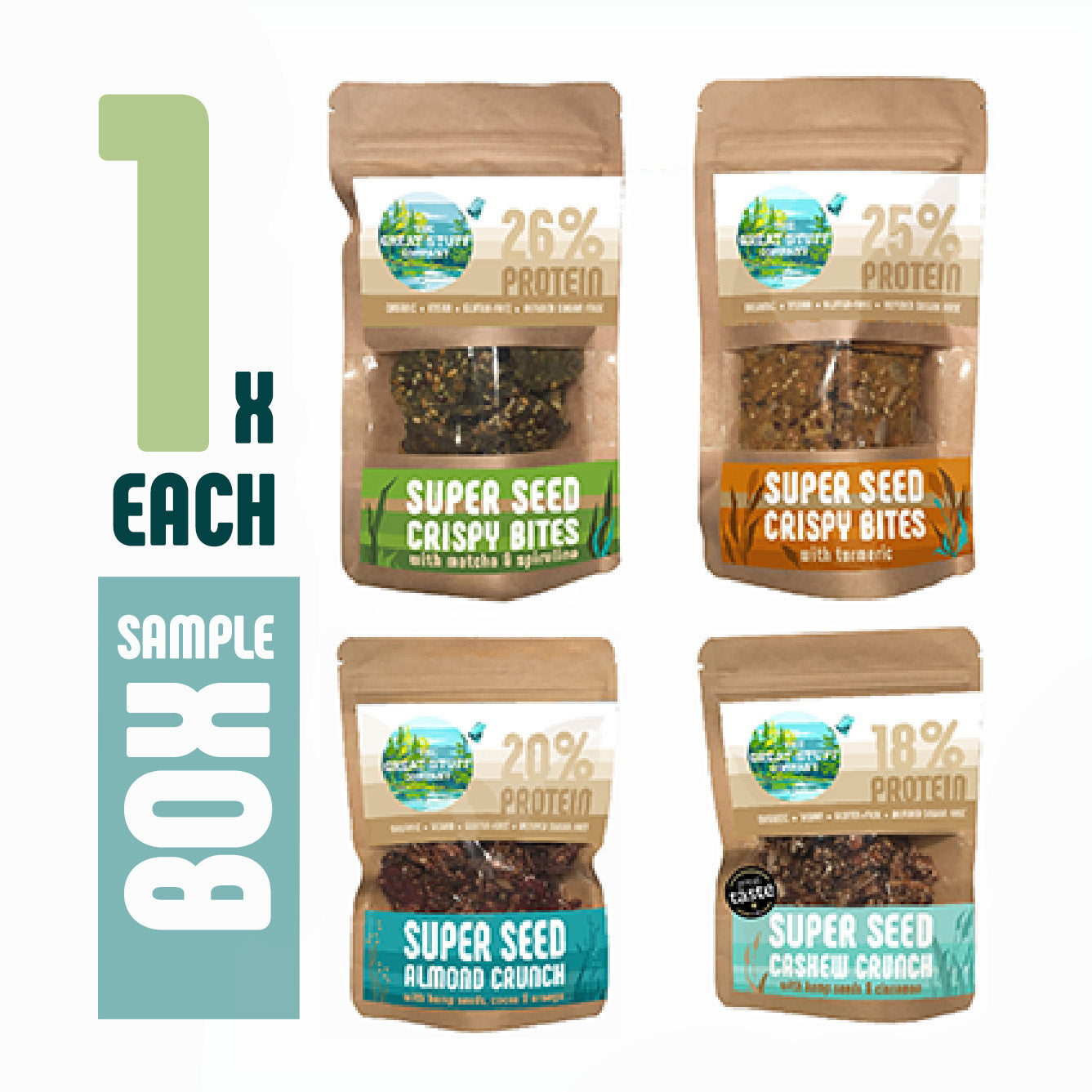Sample Pack - Super Seed Range, free shipping
