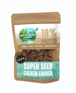 Super Seed Cashew Crunch with Hemp Seeds & Ceylon Cinnamon -10 bags - free shipping